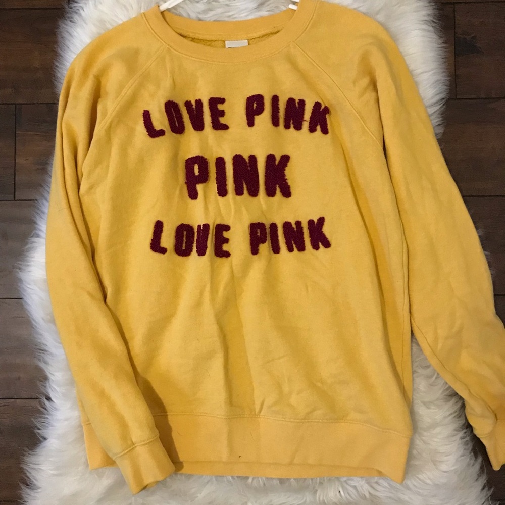 pink pullover